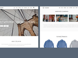 Nation – One & Multi Pages Drupal 8 Theme