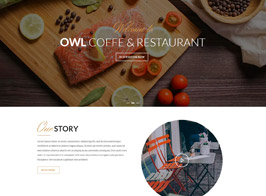OWL – Cafe & Restaurant Drupal 9 Theme