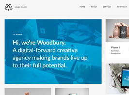 Woodbury Agency – Drupal 8.5 Portfolio Theme