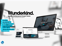 Wunderkind – One Page Parallax Drupal 7 Theme