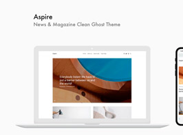 Aspire – News & Magazine Clean Ghost Theme