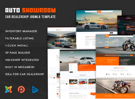Auto Showroom – Car Dealership Joomla Template
