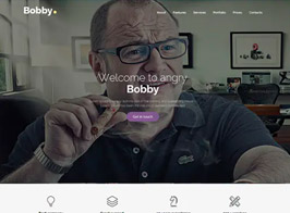 Bobby – Creative One Page Joomla Template