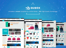 Bubox  VirtueMart Joomla Template For Online Store