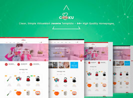 Cooku – Clean, Simple VirtueMart Joomla Template