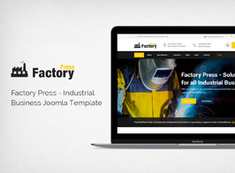 FactoryPress – Industrial Business Joomla Template