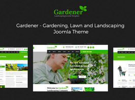 Gardener-Gardening and Landscaping Joomla
