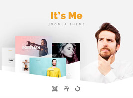 It’s Me – Creative Personal Portfolio or Agency Responsive Joomla Template
