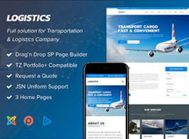 Logistics – Transportation Joomla Template