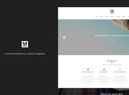 Max – Minimal Joomla Template