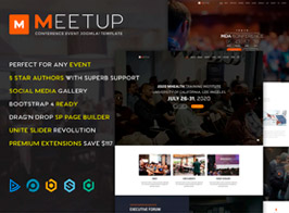 MeetUp Conference Event Joomla 5 Template