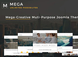 Mega – Responsive Multi-Purpose Joomla Theme