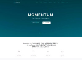 Momentum – Simple Creative Onepage Joomla Template