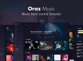 Oraz – Music Band Joomla Template