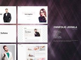 OwnFolio – One Page Portfolio Joomla Template