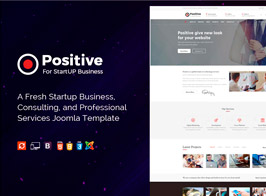 Positive – Startup Business Joomla Template