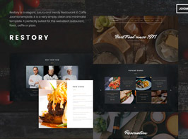 Restory – Restaurant & Cafe Joomla Template