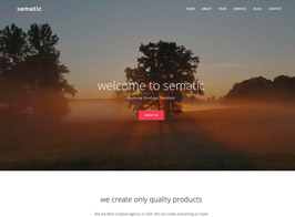 Sematic – One Page Joomla Template