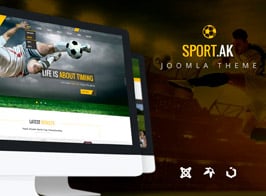Sport.AK – Soccer Club And Sport Joomla Template