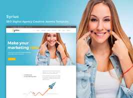 Syrius – Seo Digital Agency Creative Joomla Template
