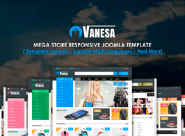 Vanesa | Mega Store Responsive Joomla Template