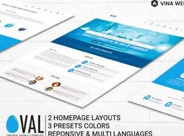 Vina Oval – Responsive Joomla 3 One Page Template