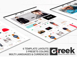 Vina Greek – Fashion VirtueMart 3 Joomla Template
