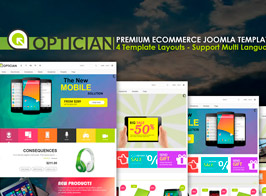 Vina Optician – Premium eCommerce Joomla Template
