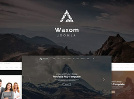 Waxom – Clean And Universal Responsive Joomla