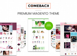 Comeback Reponsive Magento Theme CE 1.9 & 2