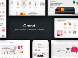 Grand – Responsive Furniture Magento Theme