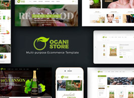 Ogani – Organic, Food, Pet, Alcohol Cosmetics Magento Theme