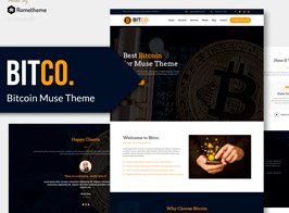 Bitco – Bitcoin, Cryptocurrency Muse Template YR