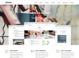 Derima – Creative One Page Multi-Purpose Muse Template