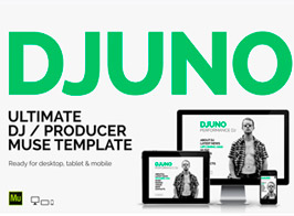 DJuno – DJ / Producer Website Muse Template