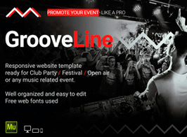 GrooVeline – Music Event / Festival Muse Template