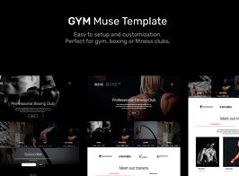 GYM – Responsive Fitness and Gym Muse CC Template