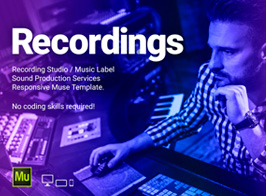 Recs – Recording Studio / Music Label Muse Template