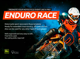 Enduro – Extreme Motorcycle Race Event Muse Website