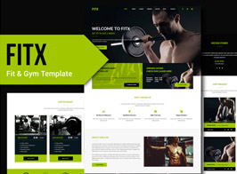 FitX – Fitness & Gym Muse Template YR