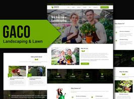Gaco – Landscaping & Gardening Muse Template YR