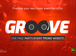 Groove – Music Event / Party Muse Site Template