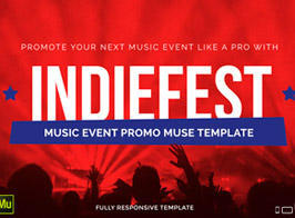 Indiefest – Music Event / Party Muse Website Template