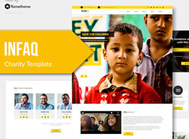 Infaq – Charity, Nonprofit Muse Template YR