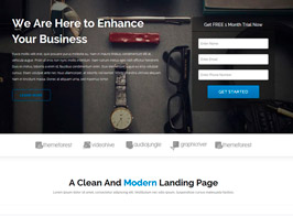 Jean – Muse Landing Page Template