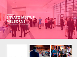 Klank Event | Event Landing Page Muse Template