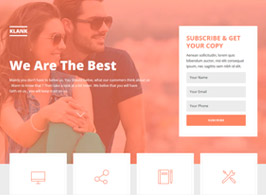 Klank – Multipurpose Landing Page Muse Template