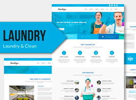Laundryes – Laundry Business Muse Template YR