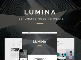 Lumina – Responsive Muse Template For Creatives
