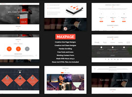 Maxpage – One Page MUSE Template